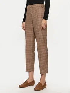 Tommy Hilfiger Spodnie materiałowe WW0WW42965 Beżowy Regular Fit - Spodnie damskie - miniaturka - grafika 1