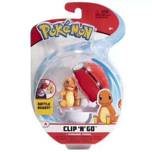 POKEMON Pokemon Figurka Charmander Clip'N'Go Poke Ball 0000045054 - Figurki dla dzieci - miniaturka - grafika 1