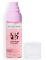Toniki i hydrolaty do twarzy - Makeup Revolution Jelly Mist Gel to Water Utrwalająca Mgiełka do Makijażu 70ml - miniaturka - grafika 1