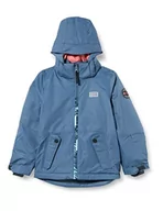 Kurtki i płaszcze dla dziewczynek - Lego Wear dziewczęca kurtka narciarska/snowboardowa LEGO Wear Tec kurtka zimowa z serii Cool 100% wodoszczelna, wiatroszczelna, oddychająca, ciepła kurtka, Ciemny niebieski, 140 cm - miniaturka - grafika 1