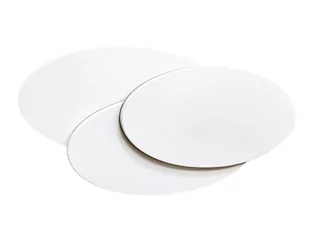 Azzardo Kinkiet Clover oval AZ2998 geometryczna oprawa w kolorze białym AZ2998 - Lampy ścienne - miniaturka - grafika 1
