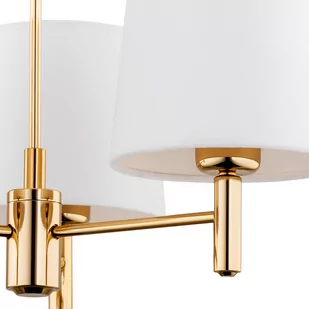 Żyrandol Polo Plus, 3-punktowy, mosiądz/creme - Lampy sufitowe - miniaturka - grafika 3