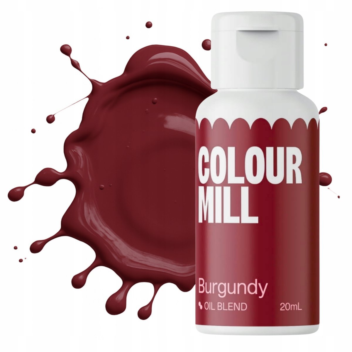 Barwnik olejowy do mas tłustych kremu czekolady czerwony colour mill 20ml