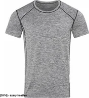Odzież robocza - Stedman SST8840 - Sportowa koszulka dla mężczyzn SST8840. - szary heather L - miniaturka - grafika 1