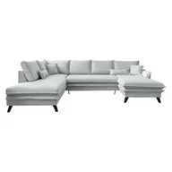Narożniki - Jasnoszara rozkładana sofa w kształcie litery "U" Miuform Charming Charlie, lewostronna - miniaturka - grafika 1