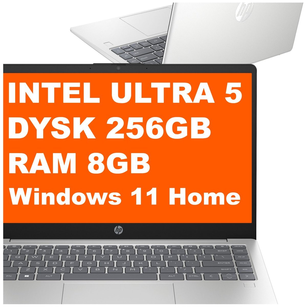 HP 14-ep1007na / CF6X2EA / Ultra 5 / 8GB / 256GB / Intel Arc / FullHD / Win 11 / Srebrny