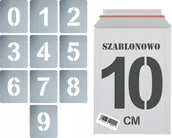 Zestawy piśmiennicze - Szablony malarskie wielorazowe Cyfry 10cm zestaw 10szt. - miniaturka - grafika 1