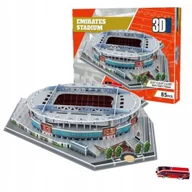 Puzzle - PUZZLE 3D STADION PIŁKARSKI ARSENAL LONDYN EMIRATES STADIUM DUŻY 85 el. - miniaturka - grafika 1