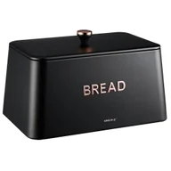 Chlebaki - ELEGANCKI CHLEBAK STALOWY KINGHOFF KH-1949 CZARNY - miniaturka - grafika 1