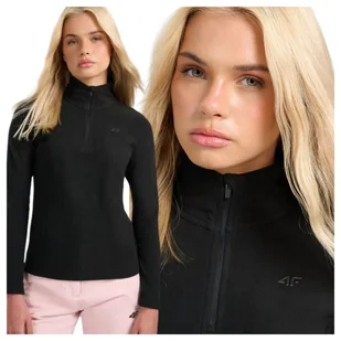 Bielizna termiczna polarowa (góra) damska 4F 4FWAW25UFLEF063-20S Czarny XL - Pozostała odzież narciarska - miniaturka - grafika 1