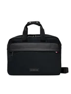Torby na laptopy - Tommy Hilfiger Torba na laptopa Th Nylon Workbag AM0AM13619 Czarny - miniaturka - grafika 1