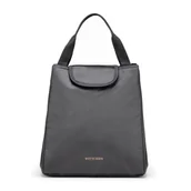 Akcesoria podróżnicze - Torba na lunch trapezowa szara - miniaturka - grafika 1