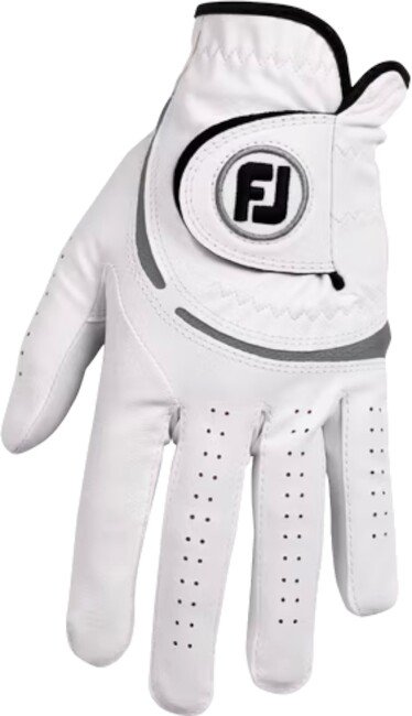 Rękawiczki golfowe Footjoy WeatherSof Mens White/Grey Lewa ręka, L