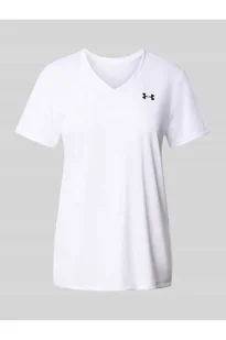 T-shirt z nadrukiem z logo - Under Armour - Koszulki i topy damskie - miniaturka - grafika 1