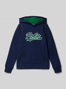 Bluza z kapturem z wyhaftowanym logo - Swetry dla chłopców - miniaturka - grafika 1