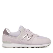 Buty dla dziewczynek - Sneakersy New Balance G5745LP Fioletowy - miniaturka - grafika 1