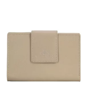 Damski portfel ze skóry z elegancką napą - Portfele Damski portfel ze skóry z elegancką napą - Portfele - miniaturka - grafika 1