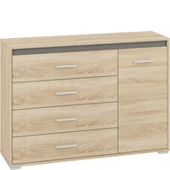 Komody - Komoda 12 Avo ML Meble Wstawka Sonoma Jasna - miniaturka - grafika 1