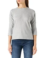 Koszulki i topy damskie - ONLY Women's ONLZELDA 3/4 Pearl TOP JRS T-Shirt, Light Grey Melange, XS - miniaturka - grafika 1
