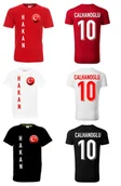 Koszulki sportowe męskie - Koszulka Turcja HAKAN ÇALHANOGLU 10 - miniaturka - grafika 1