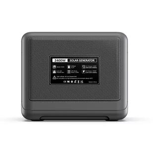 Przenośna Stacja Zasilania FOSSiBOT F2400 2048Wh/2400W Generator Słoneczny, Szybkie Ładowanie w 1,5 Godziny, UE - Zielona - Akumulatory ogólnego zastosowania - miniaturka - grafika 8