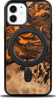 Etui i futerały do telefonów - BeWood Etui Bewood Unique na iPhone 12 Mini - Orange z MagSafe - miniaturka - grafika 1