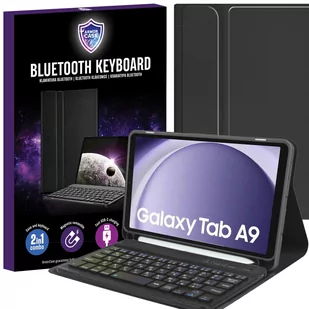 Etui z klawiatura do Samsung Galaxy Tab A9 8.7" 2023 SM-X110 SM-X115 | czarny - Etui do tabletów - miniaturka - grafika 1