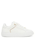 Buty dla dziewczynek - Tommy Hilfiger Sneakersy Low Cut Lace Up Sneaker T3A9-33982-1355 S Biały - miniaturka - grafika 1