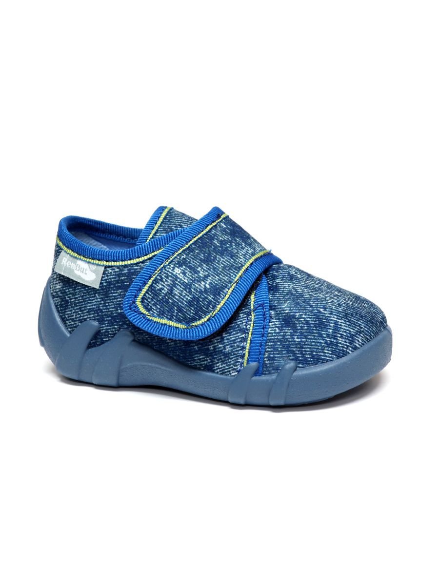 Chłopięce kapcie na rzep, denim, Renbut r.22