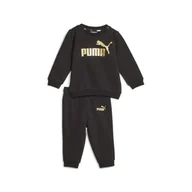 Odzież sportowa dziecięca - Spodnie dresowe MINICATS ESS+ dla małych dzieci PUMA Black - miniaturka - grafika 1
