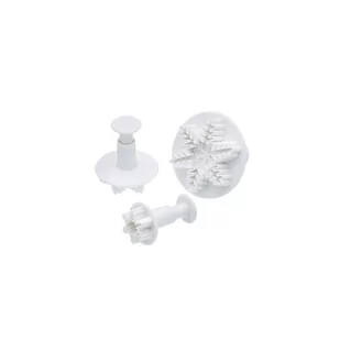 Kitchen Craft Wykrawacze do lukru Śnieżynki 3x KCFCSNOW3PC - Formy do ciast - miniaturka - grafika 1