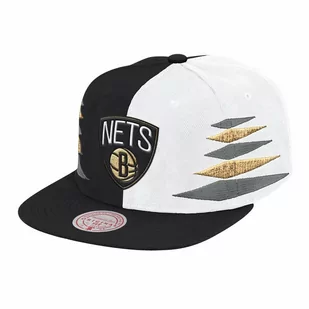 Czapka z daszkiem bejsbolowa Mitchell & Ness Diamond Cut Snapback Brooklyn Nets - Czapki męskie - miniaturka - grafika 1