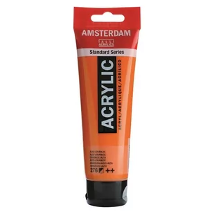 Talens Amsterdam, farba akrylowa, 120 ml, Pomarańczowy azo - Przybory szkolne - miniaturka - grafika 1