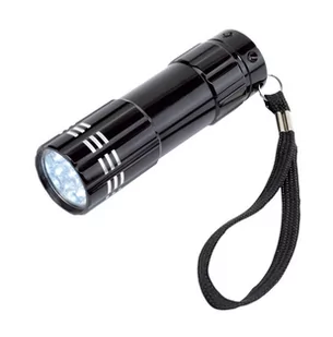 Latarka LED POWERFUL, czarny - Latarki - miniaturka - grafika 1