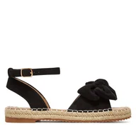 Espadryle damskie - Espadryle DeeZee LE601-107 Czarny - miniaturka - grafika 1