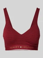 Biustonosze - Biustonosz typu bralette z wyhaftowanym logo - miniaturka - grafika 1