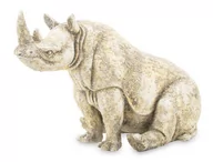 Figurki dekoracyjne - Brązowa Figurka Nosorożec 22,5X32X18 Cm - miniaturka - grafika 1