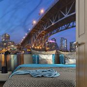 Fototapety - Fototapeta - Granville Bridge - Vancouver (Kanada) (rozmiar 200x154) - miniaturka - grafika 1