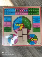 Zabawki sensoryczne - Drewniany Edukacyjny Kalendarz z Zegarem - miniaturka - grafika 1