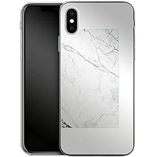 Silikonowe etui na telefon komórkowy White Marble Apple iPhone XS Max - Etui i futerały do telefonów - miniaturka - grafika 1