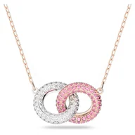 Naszyjniki - Naszyjnik Swarovski - Stone Double, Rose Gold 5642884 - miniaturka - grafika 1