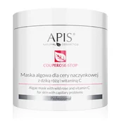 Maseczki do twarzy - Apis Couperose-Stop Algae Mask 200g maska algowa dla cery naczynkowej z dziką różą i witaminą C - miniaturka - grafika 1