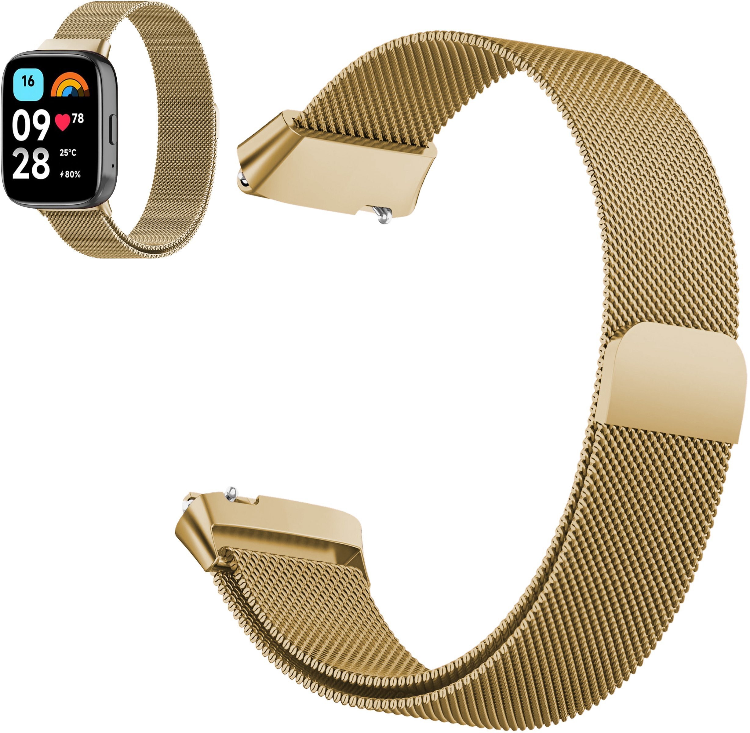 ChronSmarta Pasek / bransoleta ChronSmarta do smartwatch'a Xiaomi Redmi Watch 3 Active Złoty