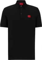 Koszulki męskie - HUGO BOSS koszulka polo meska polówka czarna classic logo slim fit HUGO BOSS koszulka polo meska polówka czarna classic logo slim fit r.L - miniaturka - grafika 1