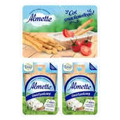 Sery - Almette Puszysty serek twarogowy śmietankowy 120 g (4 x 30 g) - miniaturka - grafika 1