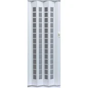 Drzwi wewnętrzne - Drzwi harmonijkowe SILVER SQUARE 011 86 x 203 cm biały - miniaturka - grafika 1