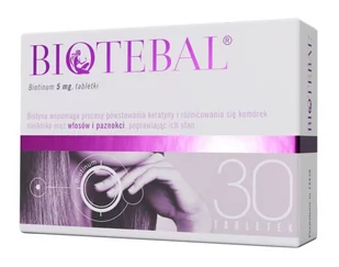 Polfa Biotebal 5mg 30 szt. - Nutrikosmetyki - miniaturka - grafika 1