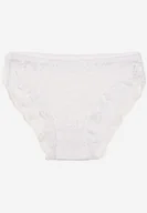 Majtki damskie - Białe Koronkowe Majtki Figi Wessena - miniaturka - grafika 1