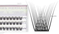 Sztuczne rzęsy i akcesoria - Many Beauty - ManyLashes - V-LASHES MERMAID - Silk Eyelashes Individuals - Jedwabne rzęsy w kępkach - C-18mm - miniaturka - grafika 1