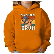 Bluzy dla dziewczynek - BLUZA DZIECIĘCA 67 SIX SEVEN VIRAL CAPYBARA 146-152 CHŁOPIĘCA DZIEWCZĘCA - miniaturka - grafika 1